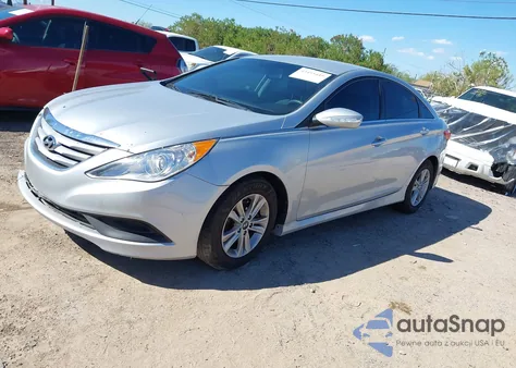 2014 Hyundai Sonata Gls z USA, uszkodzony, nr VIN 5NPEB4ACXEH921099